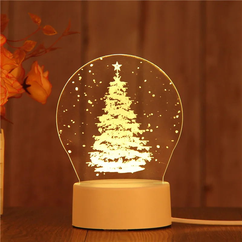 

Hot Selling USB Creative LED Night Light 3D Lamp Birthday Gift Acrylic Customizable