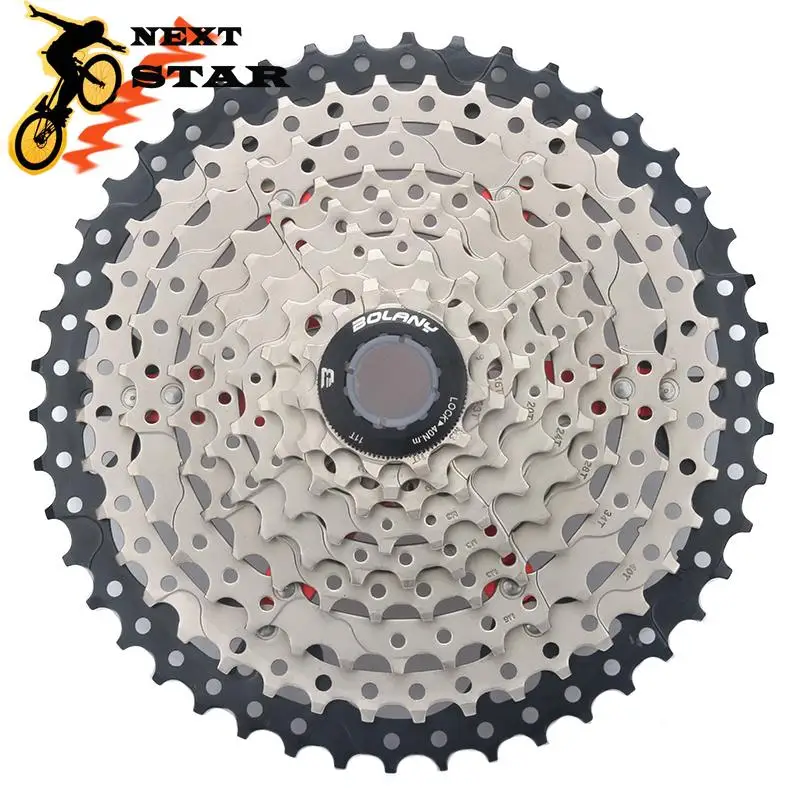 9 скоростей Roadbike 11 T-46 T дорожная велосипедная кассета велосипед широкого соотношения Freewheel на MTB горный велосипед Велоспорт Кассетный Маховик звездочка