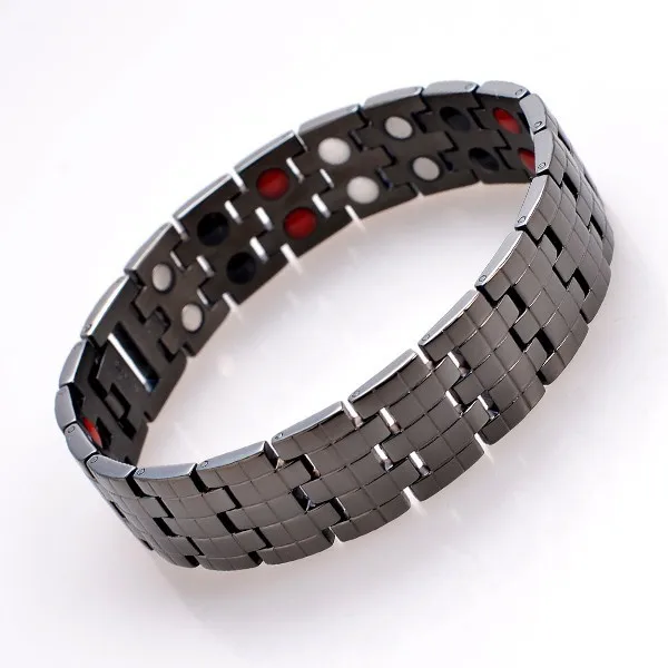 4in 1 Bio Mens Titanium Stainless Steel With Magnetic Bracelet 100% 316L with Health Element gold | Красота и здоровье