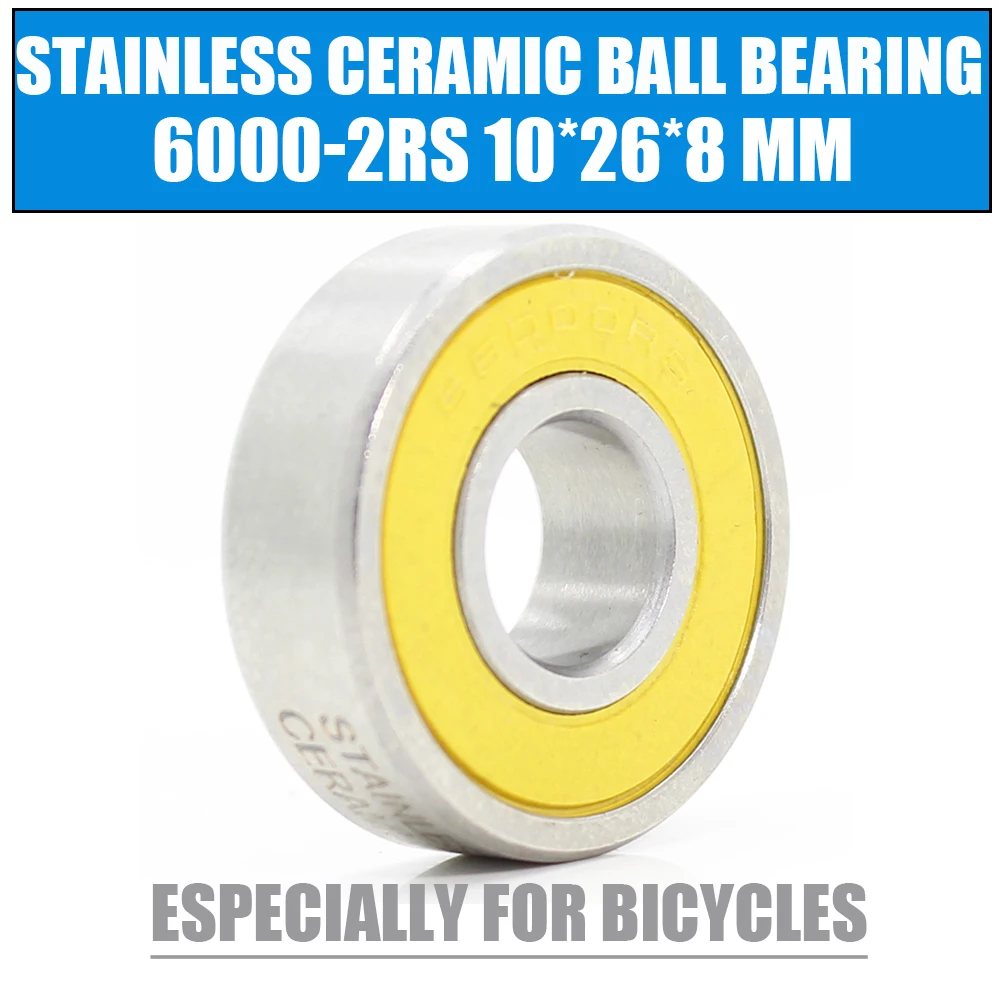 rolamento inoxidável segundo rs para cubo traseiro dianteiro rolamentos de esferas de cerâmica