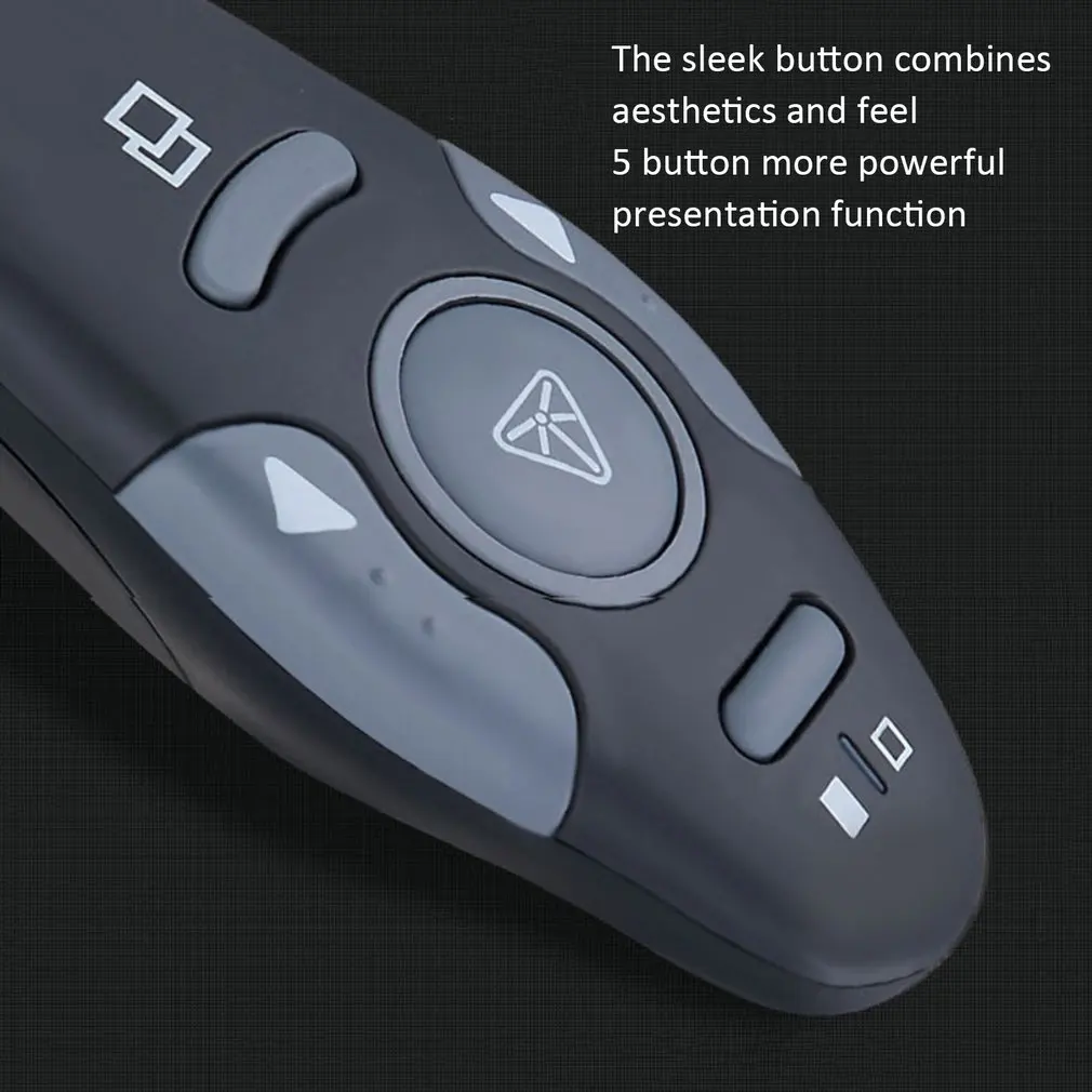 USB беспроводной Презентер Powerpoint Clicker Презентация пульт дистанционного управления ручка PPT с Красный светильник пульт дистанционного управления ПК мыши