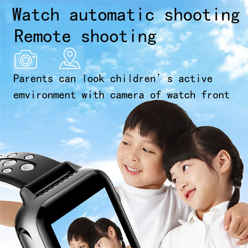 Waterproof Anti-Lost GPS Tracker SOS SIM Kids Smart Watch Bluetooth Smartwatch For Android iOS