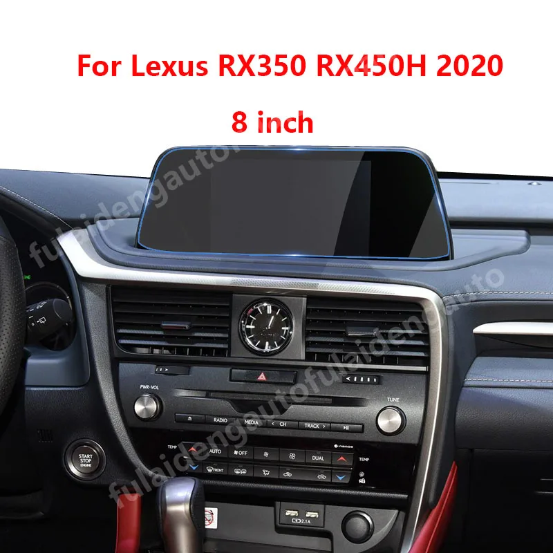 1 шт. для Lexus RX350 RX450H- gps навигация Закаленное стекло Защитная пленка для экрана накладка автомобильные аксессуары - Название цвета: A