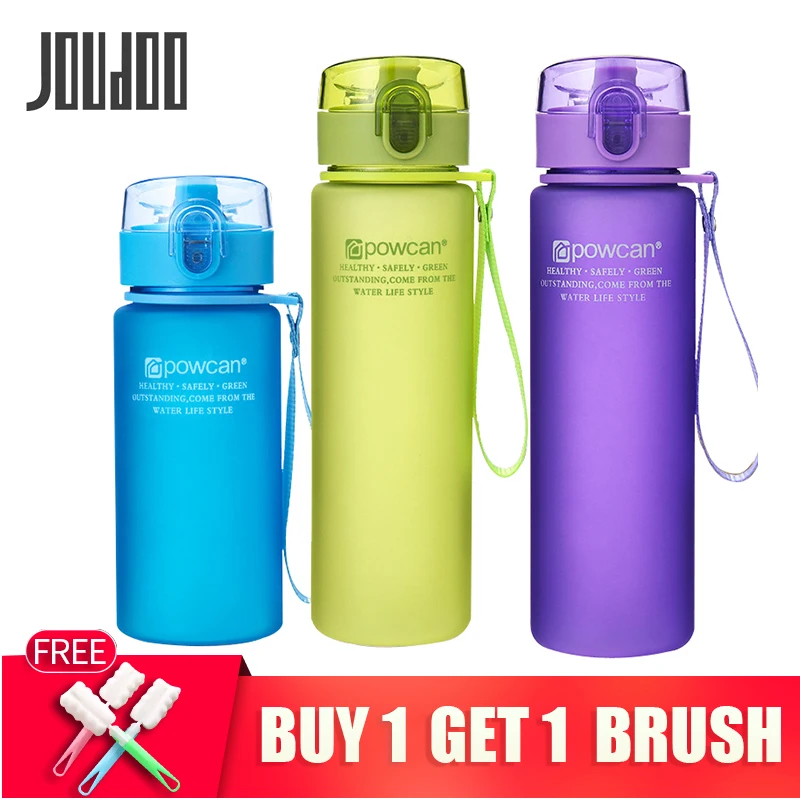 

JOUDOO 800ml 1000ml Portable Leak-proof Water Bottle High Quality Tour Outdoor Bicycle Sports Drinking Plastic Water Bottles 35
