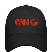 CNN-логотип-унисекс повседневные бейсбольные шляпы папа регулируемые шляпы от солнца