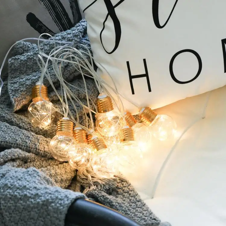 

4M Waterproof LED Ball Shape Bulb String Small Light For Bedroom Outdoor Courtyard Luces Led Lights Decoration Battery Style