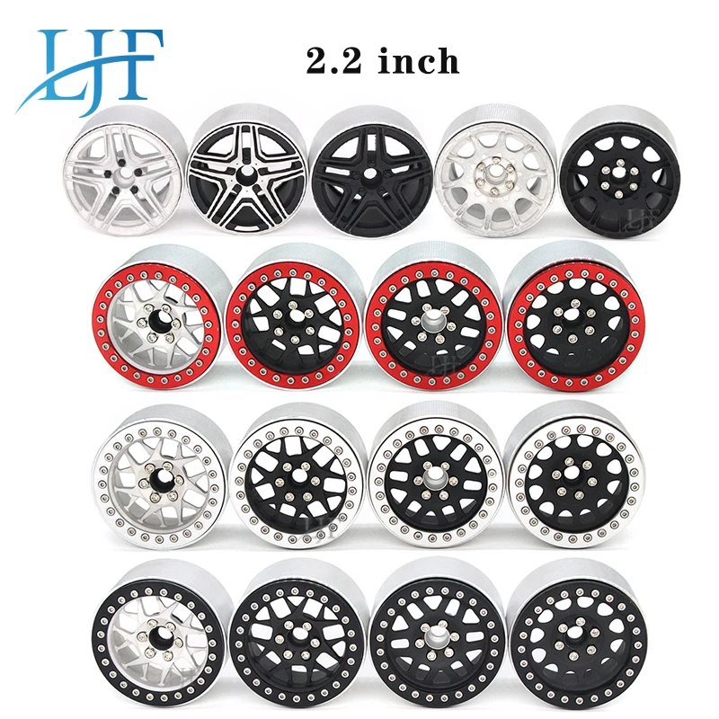 

Ступица для обода колеса 2,2 дюйма, 1/4 шт. из алюминиевого сплава для радиоуправляемого гусеничного осевого Wraith SCX10 II 1/10 TRX-4 TRX6, автомобильные аксессуары L49