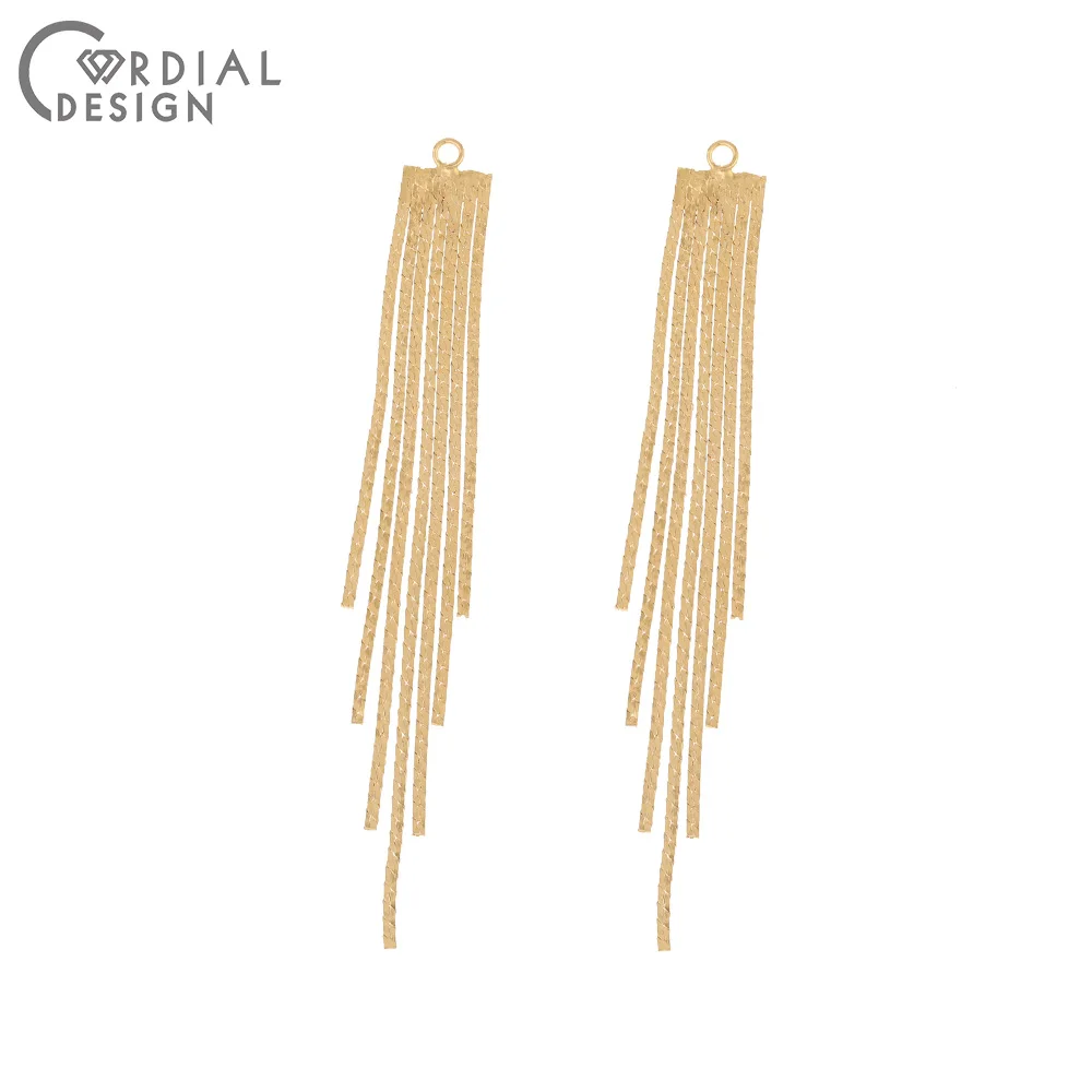 Cordial Design 20Pcs Earrings Accessories/DIY Making/Copper/Genuine Gold Plating/Hand Made/Jewelry Findings & Components/Charms - cordial