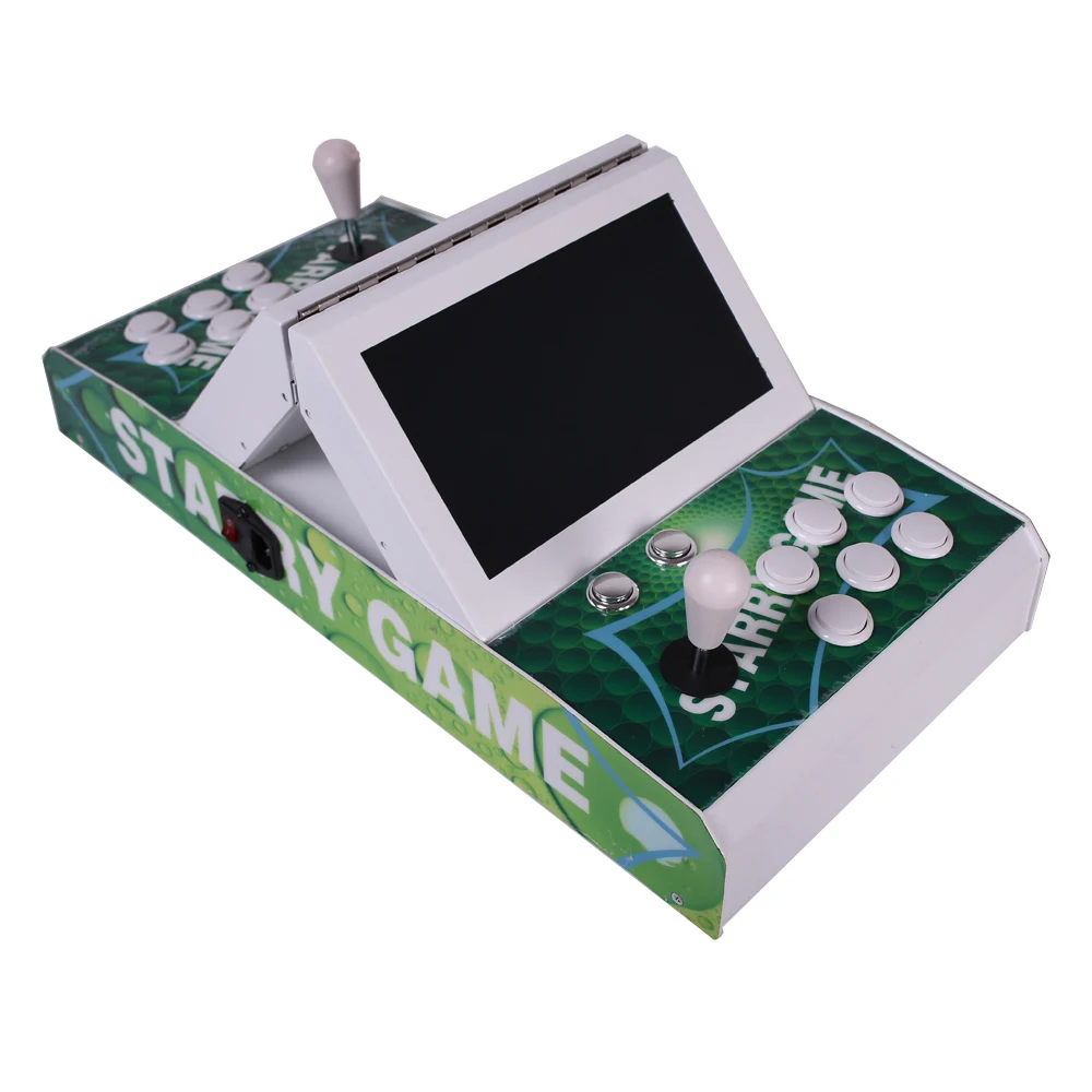 

2 Player 10 inch Retro Mini bartop Arcade Machine Pandora box 6 upgrade box 9 game board Classic 1300 in 1 Video game Raspber