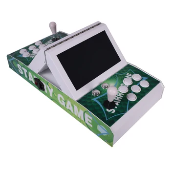 

2 Player 10 inch Retro Mini bartop Arcade Machine Pandora box 6 upgrade box 9 game board Classic 1300 in 1 Video game Raspber