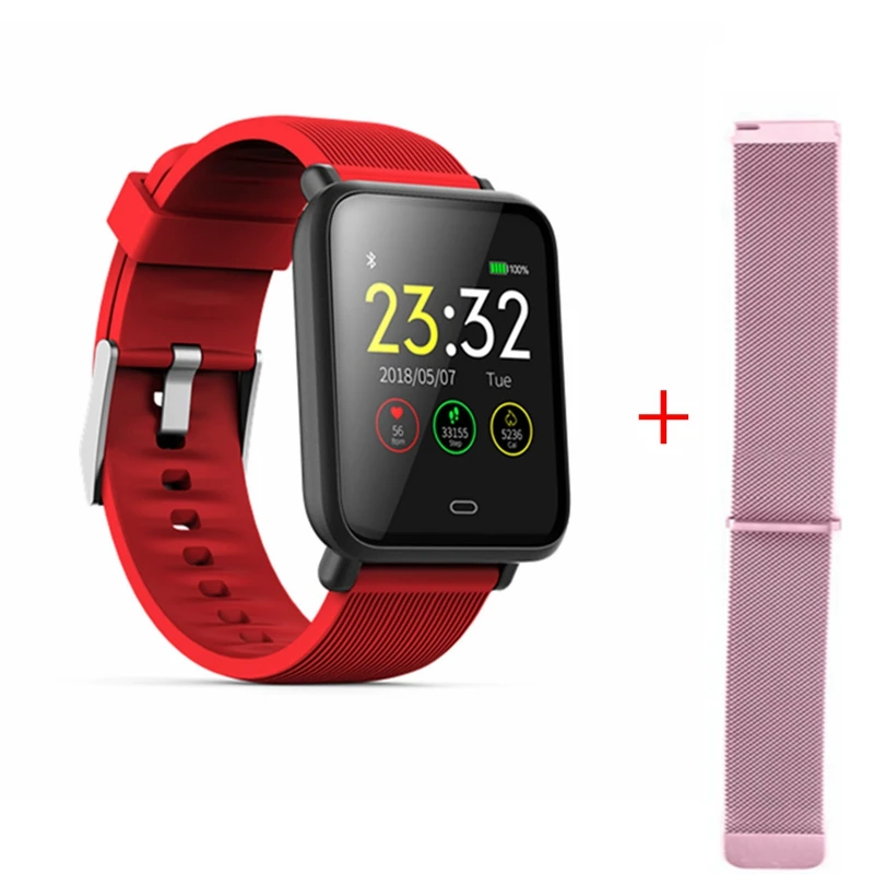 

Q9 Women Sport Smart Watches Android Watch Waterproof Smart watch With Heart Rate Blood Pressure Smartwatch For Apple Iphone