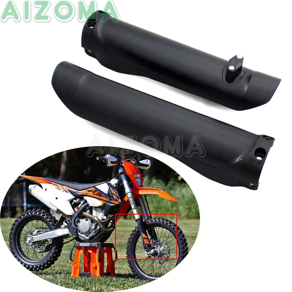 Защита для нижних вилок мотоцикла Enduro XC XCF SX SXF EXC W TC TE FE 125/250/300/350/450/500 2016 2019|Накладки