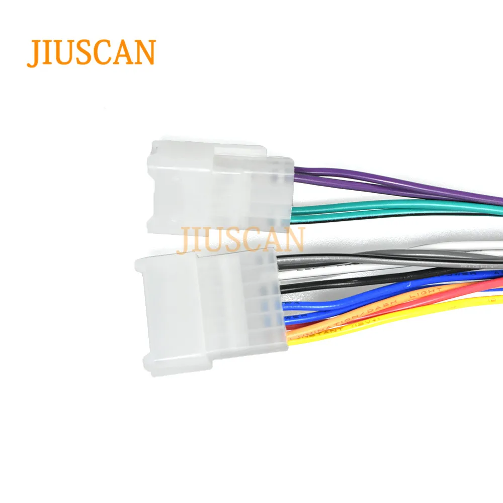 JIUSCAN 12-022 ISO автомобильный Радио адаптер кабель для питания и колонки для TOYOTA для LEXUS для DAIHATSU