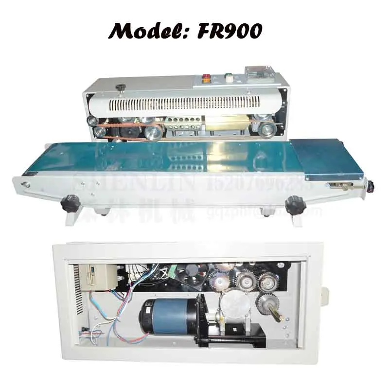 220 V/110 V машина для запечатывания пластиковых пакетов, Электрический Импульсный герметик, автоматическая алюминиевая фольга упаковочная машина FR900 - Цвет: 110V FR900