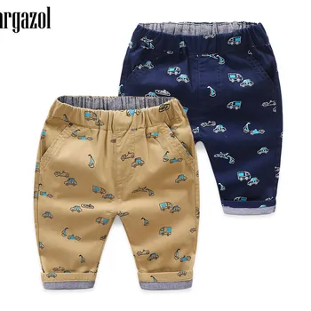 

Jargazol Bay Boy Summer Shorts Fashion Cartoon Car Printed Toddler Kids Clothes Korean Little Children Outfits Casual Shorts