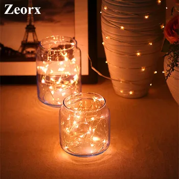 

ZEORX USB LED String Light Waterproof LED Copper Wire String Holiday Outdoor Fairy Lights For Christmas Party Wedding Decoration