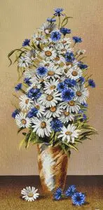 

Tapestry "bouquet of Summer" (35x70) in a single frame
