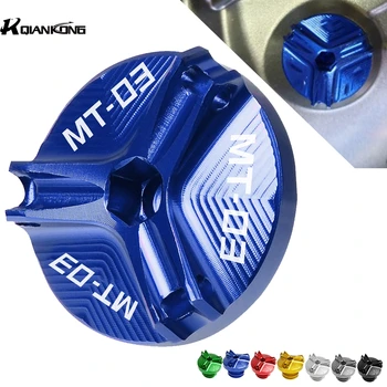 

Motorcycle CNC Alumimun MT03 LOGO M20*2.5 Engine Oil Filter Cup Plug Cover FOR Yamaha MT-03 2003 2004 2005 2006 2007 2008 2009