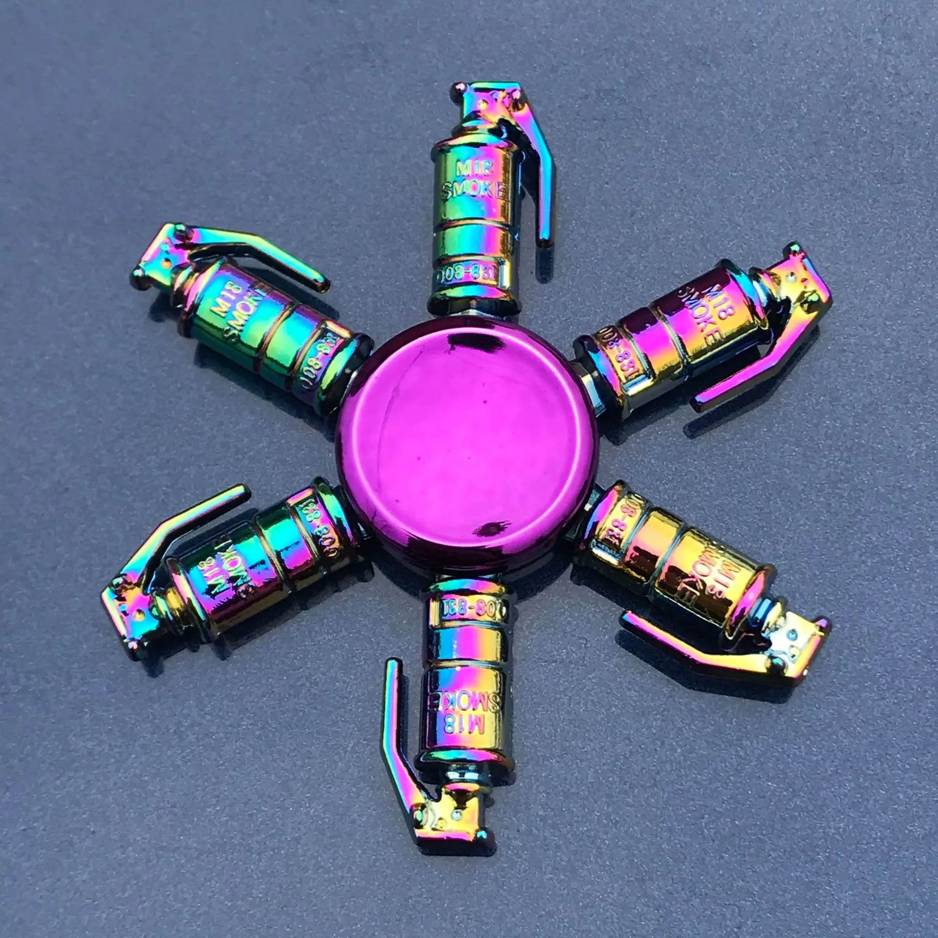 Dazzle цвет Спиннер кончик пальца гироскопа цинковый сплав декомпрессии игрушки, ручной Спиннер игрушка для снятия стресса