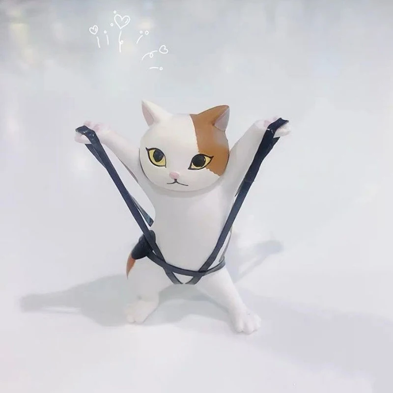 Pen Holder Stand For Pens Cat Cute Desk Accessories Organizer Funny Penholder Student Stationery Mini Ornament Office Storage