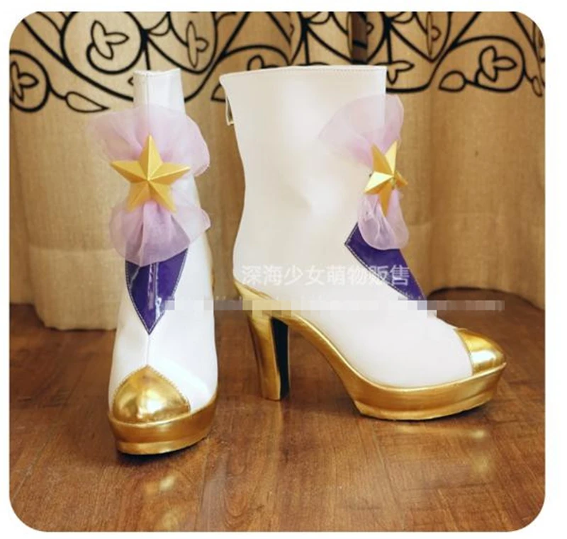 Game LOL Janna Cosplay Shoes Women's Halloween Uniform Party Costume Made H | Тематическая одежда и униформа