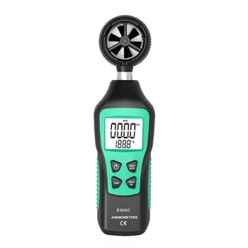 

RM065 Digital Anemometer Thermometer Wind Chill Tester 5 Switchable Wind Speed Unit Meter Air Velocity