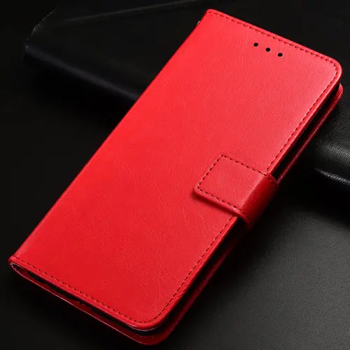 Флип-чехол для телефона Xiao mi Red mi CC9 CC9E mi A1 A2 5X 6X S2 Y2 mi 8 Se Note 4 A3 Go K20 Pro Чехол-кошелек с магнитной застежкой - Цвет: Retro style-Red