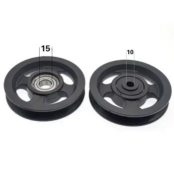

Universal Bearing Pulley Wheel for Cable Machine Gym Fitness Equipment Part Garage Door Durable Nylon Shell Accessories