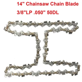 

14" Chainsaw Chain Blade 3/8"LP Sharp Blade Quickly Cut Wood For Stihl 009 010 017 019 023 MS170 MS180 50 Drive Pitch: 3/8"