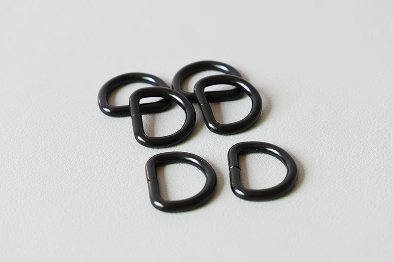 200Pcs/Lot 3/4Inch(20mm) Heavy Duty Non Welded Metal Flat Dee Rings making webbing,fabric craft,key leashes,apron straps,nursing