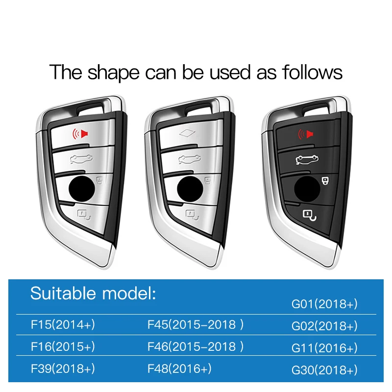 AIRSPEED ТПУ карбоновый чехол для автомобильных ключей, защитный чехол для ключей BMW X5 F15 X6 F16 F39 F48 G01 G02 G30, аксессуары