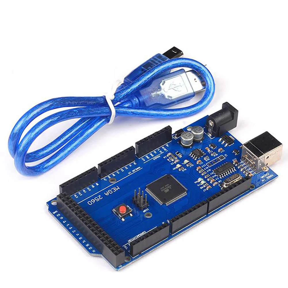 MEGA 2560 R3 макетная плата CH340G ATMEGA комплект с usb-кабелем для Arduinos TU-shop |