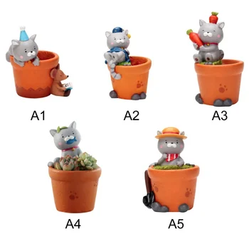 

Flowerpot Plant Pot Cute Cat Flower Planter Home Garden Mini Bonsai Cactus Succulent Pot Wedding Birthday Gift1