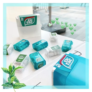 

3D Mints tictac transparent case for airpods 1 2 charge box soft silicon Bluetooth wireless earphone cover for AirPods Pro coque