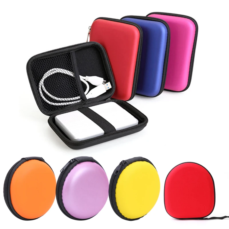 

Electronics Cable Organizer Bag Portable Drives Cover Bags Shockproof Portable Carry Bags for 2.5'' Hard Disk Drive HDD