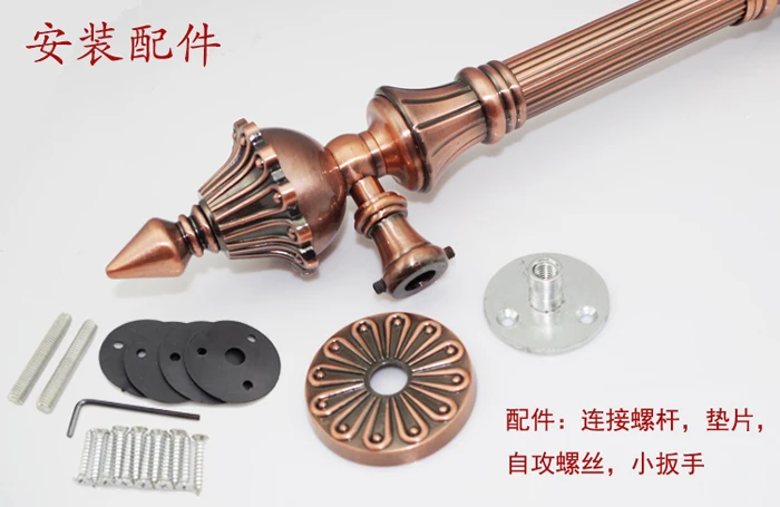 antiga, 280-550mm de comprimento, maçaneta de porta