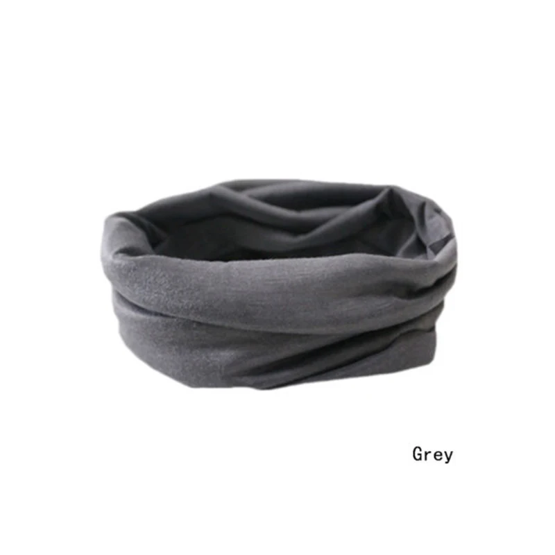 Модные шею шарф шейный платок велосипедного спорта платок уход за кожей лица маска Головные уборы ENA88 - Цвет: Серый