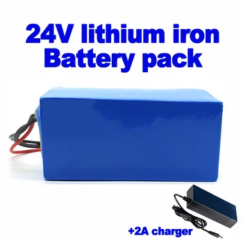 

24V 10Ah 20Ah 30Ah LiFePO4 lithium phosphate iron 800w Battery Pack for Electric Bicycle scooter sprayer lawn mower AGV robot