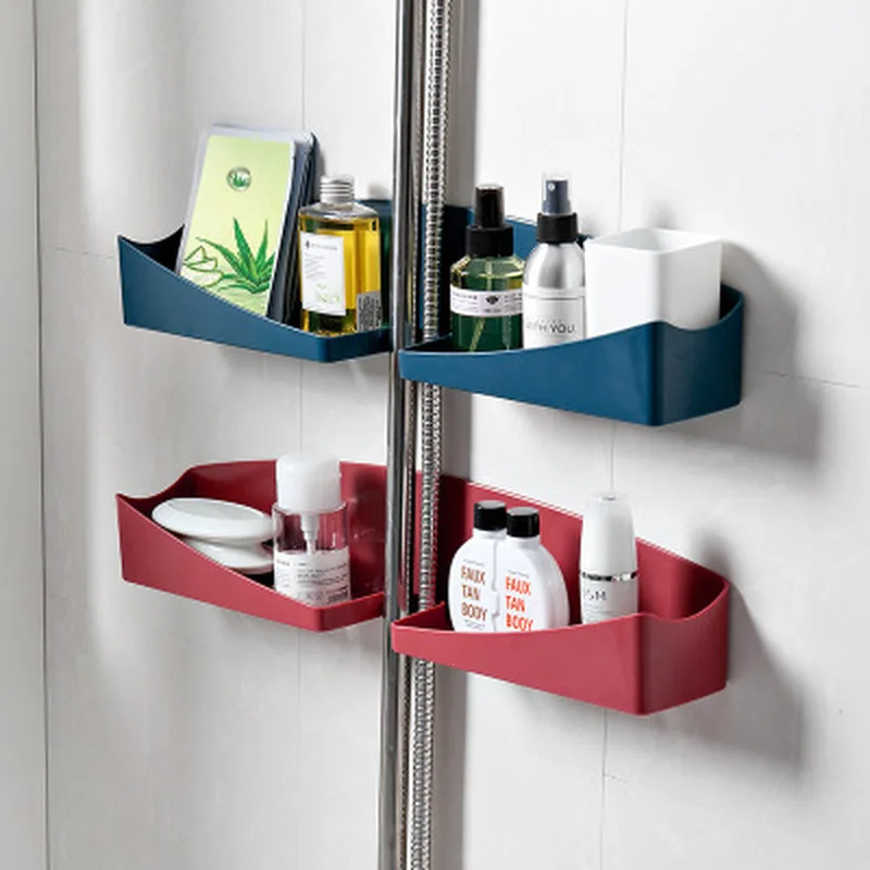 

Bathroom U-shaped Storage Rack Kitchen Faucet Wall-mounted Free Punch Drainage Storage Rack Simple Multi-functional Accessories