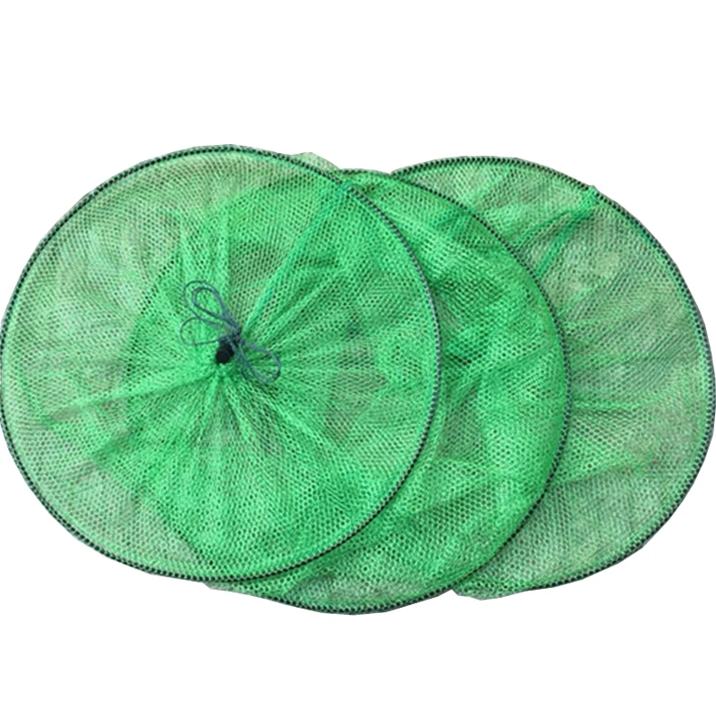 

2 Layers Portable Fishing Net Fish Shrimp Mesh Cage Cast Net Fishing Trap Network Foldable Fishing Net Tackle 45 x 30cm