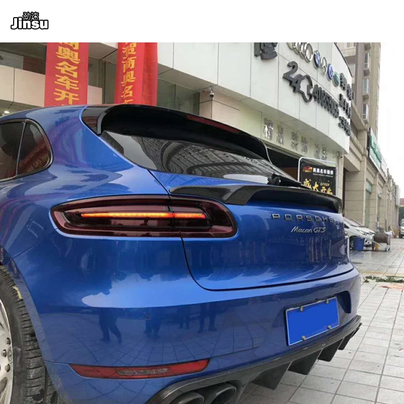 Спойлер для багажника и задней двери спойлер из углеродного волокна Porsche Macan 2014 2017