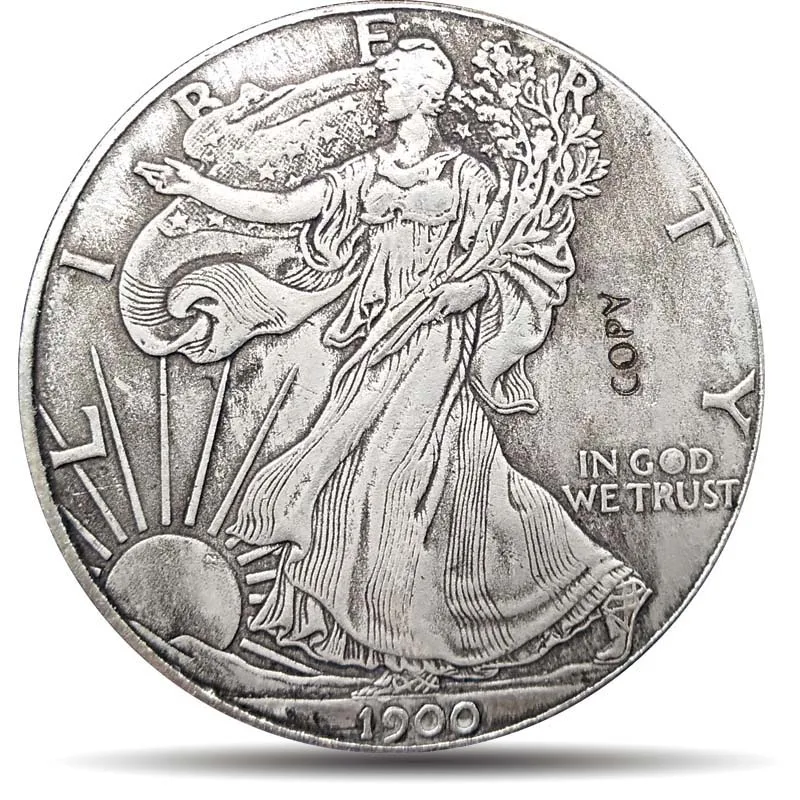 1900 монеты США копия ходячие монеты свободы американские