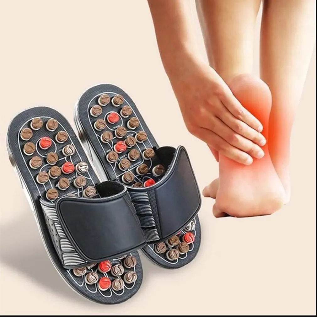 Foot Massage Slippers Acupuncture Therapy Massager Shoes For Foot Acupoint Activating Reflexology Feet Care Massageador Sandal 2