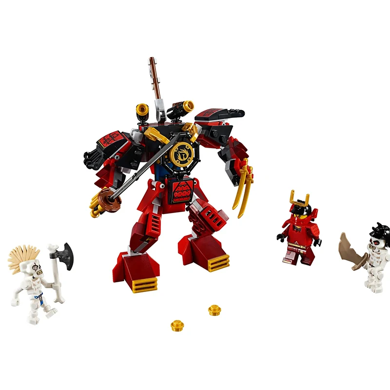 

New Ninjaing Series Toys The Samurai Mech Compatible Legoingly Ninjaing 70665 Building Blocks Toys for Children Birthday Gift