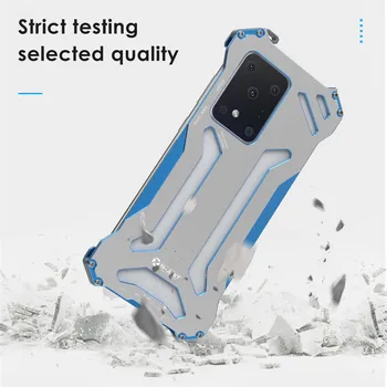 

Aluminum Alloy Metal Case For Samsung Galaxy S20 Plus S20 Ultra Shockproof Protective Armor Hybrid Metal Bumper Outdoor Cover