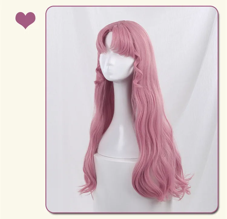 SAILOR MOON Sailor Chibimoon Chibiusa Косплей Костюм пижамы женские розовые ночные рубашки милые платья для девочек - Цвет: wig