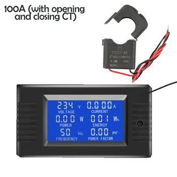 

Equipped with closed CT AC digital display battery detector pzem-022