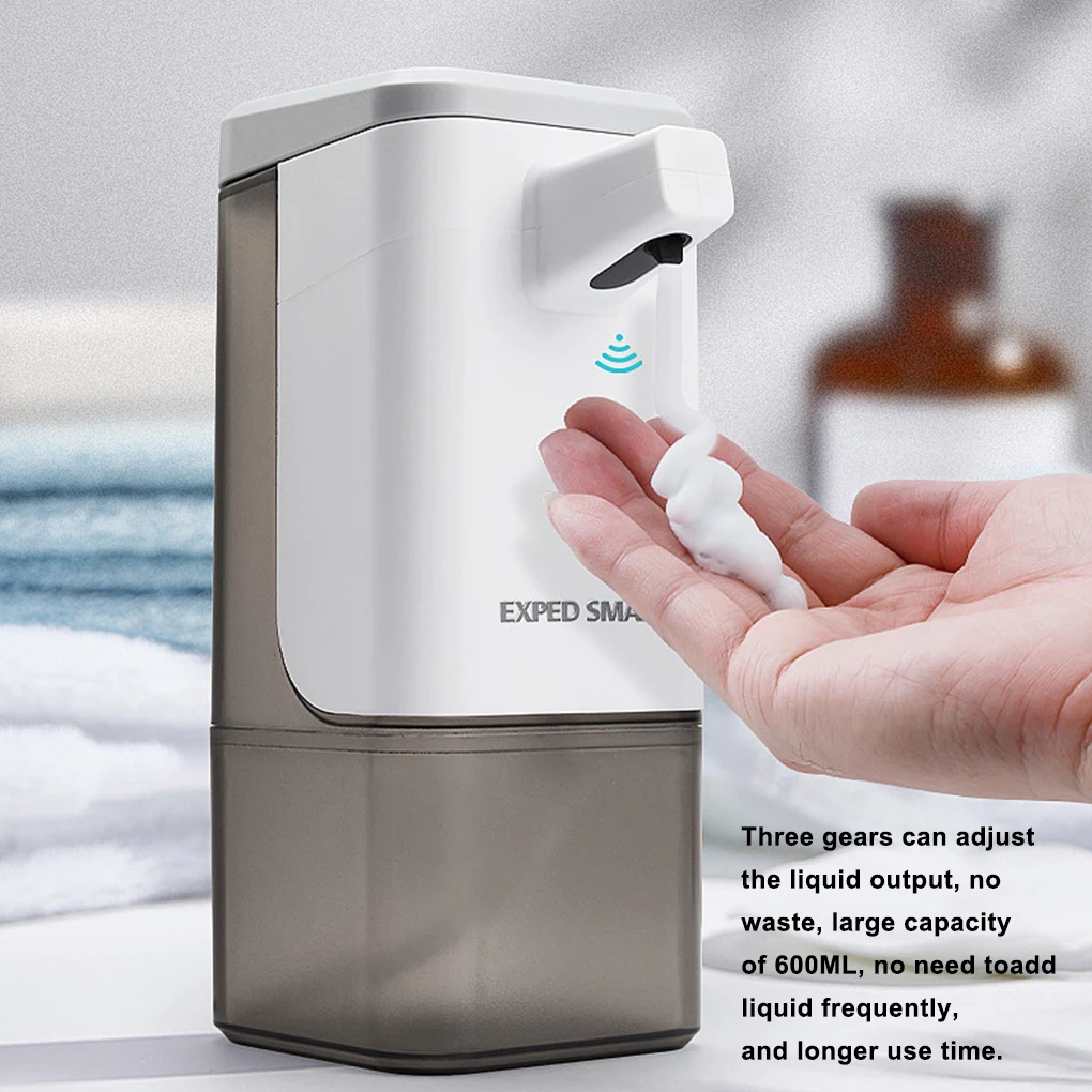 600ml Touchless Automatic Soap Dispenser Infrared Induction Sensor Hand Washer Hand Sanitizer Bathroom Accessories