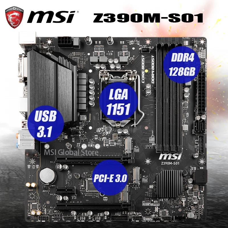 動作確認済intel core i5-9400 MSI Z390M-S01 ③ 【公式通販】