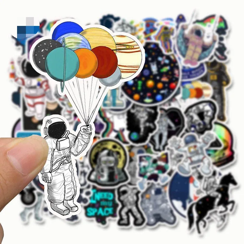 50 шт./компл. Стикеры, детские штаны, детские игрушки на компьютер, мотоцикл, Космический Единорог Стикеры Скрап граффити скейтборд Водонепроницаемый Стикеры s